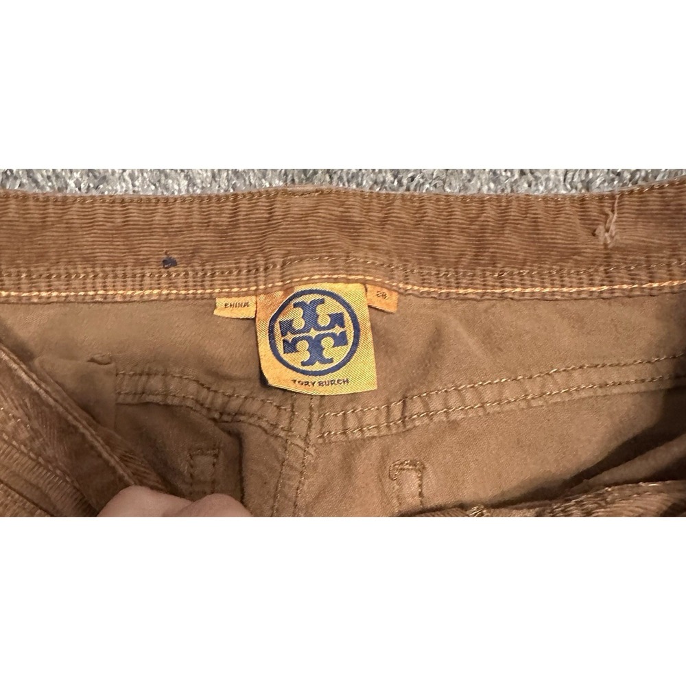 Tory Burch Tan/Brown Corduroy Pants Boot Cut/Flare - Sz 28 - Picture 3 of 15